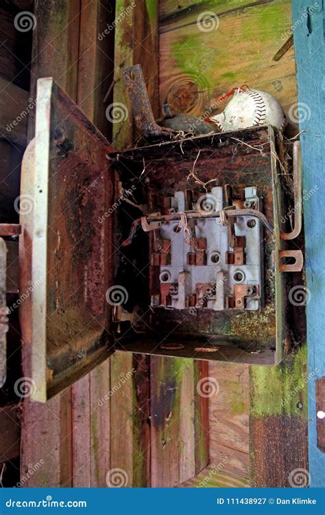 rusted electrical box|electrical panel box lifespan.